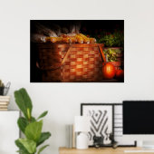 Herfst - Pompoen - Verse maïs Poster (Thuiskantoor)