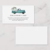 Herfst Pompoen Vrachtwagen Behuizing Kaart (Voorkant / Achterkant)