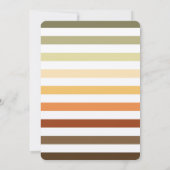 Herfst Pompoen Vrachtwagen Safari 1e Verjaardag Kaart (Achterkant)