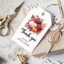 Herfst pompoen Vrijgezellenfeest gunst dank u