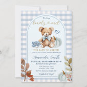 Herfst Pompoen We kunnen nauwelijks wachten Beer B Kaart (Voorkant)