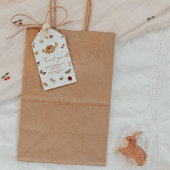 Herfst Pompoen Wilde Bloem Baby Shower Bedankt Cadeaulabel