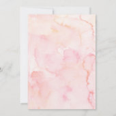 Herfst Pompoen Witte en Roze Tweeling Baby shower Kaart (Achterkant)