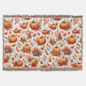 Herfst Pompoen Worpdeken – Knus Herfst Pompoen P Deken (Voorkant)
