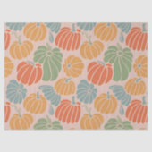 Herfst Pompoen Wrapping Paper Pattern Herfst Seizo Tissuepapier (Voorkant)