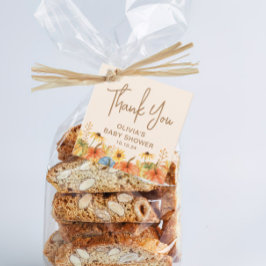 Herfst Pompoen Zonnebloem Baby shower Bedankjes Labels