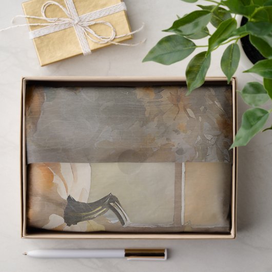 Herfst Pompoen Zonnebloem Bloemen Stilleven Decoup Tissuepapier (Geschenk)