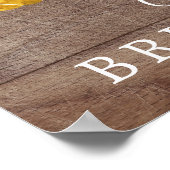 Herfst Pompoen Zonnebloem Bruiloft Feest Welkom Poster (Hoek)