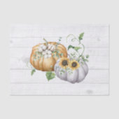 Herfst Pompoen Zonnebloem Oogst Decoupage Tissuepapier (Voorkant)