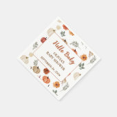 Herfst Pompoen Zonnebloem Servet (Hoek)