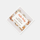 Herfst Pompoen Zonnebloem Servet (Hoek)