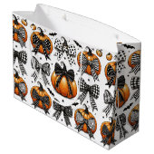 Herfst pompoenboog groot cadeauzakje (Achterkant Gekanteld)