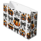 Herfst pompoenboog groot cadeauzakje (Voorkant Gekanteld)