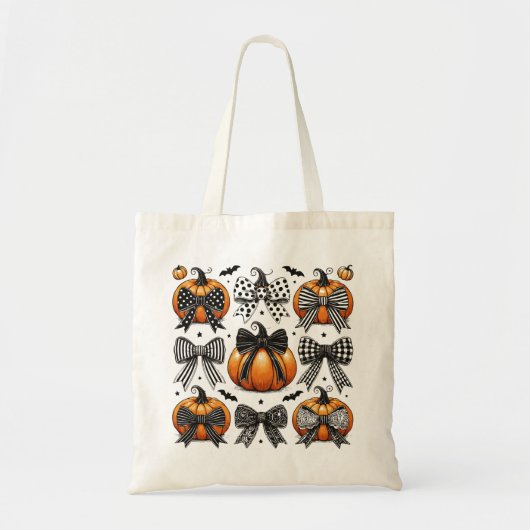 Herfst pompoenboog tote bag (Voorkant)