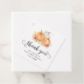 Herfst pompoenen Baby shower dank u Bedankjes Labels (In situ)