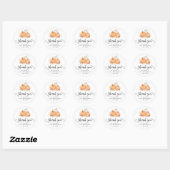 Herfst pompoenen Baby shower dank u Stickers (Vel)