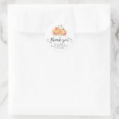 Herfst pompoenen Baby shower dank u Stickers (Tas)