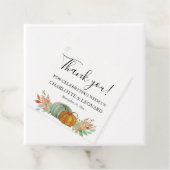 Herfst Pompoenen Bedankt label (In situ)