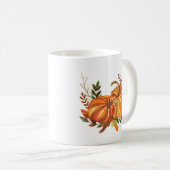Herfst Pompoenen Bladeren Koffiemok (Voorkant rechts)
