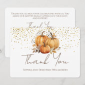 Herfst Pompoenen Boho Bedankt (Voorkant / Achterkant)