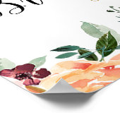 Herfst pompoenen Bourgondië vrijgezellenfeest welk Poster (Hoek)