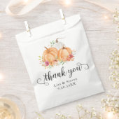 Herfst pompoenen dank u voor de tassen bedankzakje (Geknipt)
