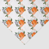 Herfst pompoenen (Design 43 Yellow/Oranje reeks) Tissuepapier (Detail)