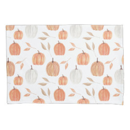 Herfst pompoenen en bladeren kussensloop