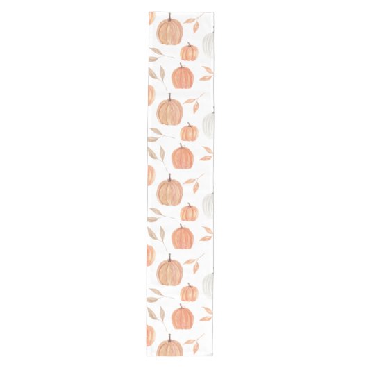 Herfst pompoenen en bladeren medium tafelloper (Voorkant)