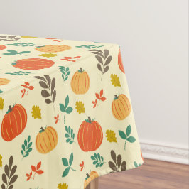 Herfst Pompoenen en bladeren Tafelkleed