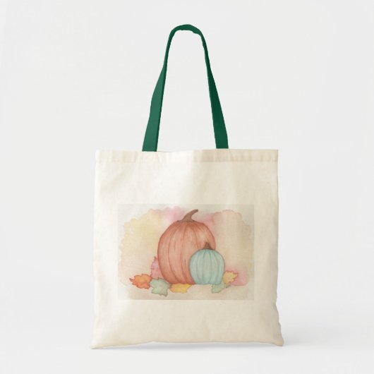 Herfst Pompoenen en bladeren Tote Bag (Voorkant)