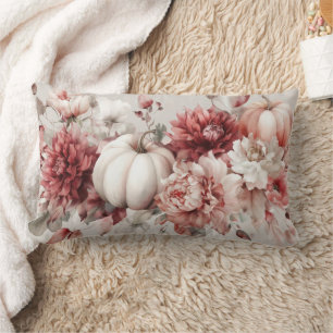 Herfst Pompoenen en Bloemen Herfst Patroon Kussen