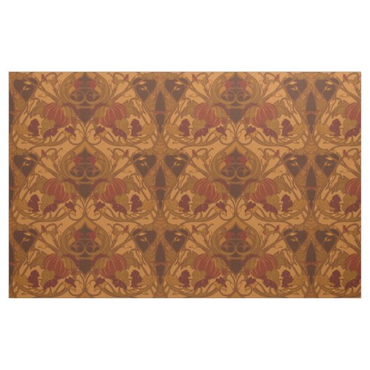 Herfst Pompoenen en Vines Designer Fabric Stof (Fat Quarter)