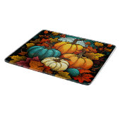 Herfst pompoenen glassnijplank snijplank (Hoek)