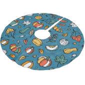 Herfst pompoenen: Hand getrokken groenten Kerstboom Rok (Gekanteld)