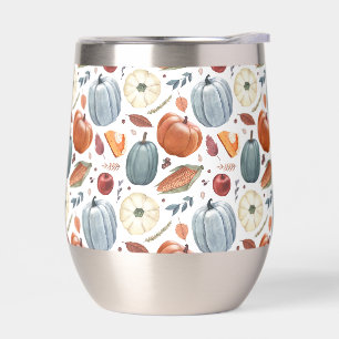 Herfst Pompoenen & Herfst Bladeren Patroon