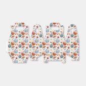 Herfst Pompoenen & Herfst Bladeren Patroon Bedankdoosjes (Uitgevouwen)