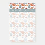 Herfst Pompoenen & Herfst Bladeren Patroon Post-it® Notes (Voorkant)
