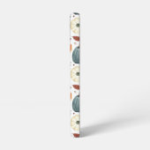 Herfst Pompoenen & Herfst Bladeren Patroon Samsung Galaxy Hoesje (Linkerkant)