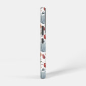 Herfst Pompoenen & Herfst Bladeren Patroon Samsung Galaxy Hoesje (Rechterkant)