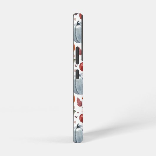 Herfst Pompoenen & Herfst Bladeren Patroon Samsung Galaxy Hoesje (Rechterkant)