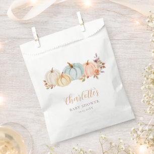 Herfst Pompoenen Herfst Bloemen   BABY SHOWER Bedankzakje