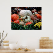 herfst pompoenen Herfst kleur bruiloft Poster (Keuken)