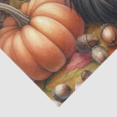 Herfst Pompoenen Herfstbladeren Cuddlekat Tissuepapier (Detail)