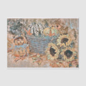  Herfst pompoenen herfstkleuren waterverf Tiss Tissuepapier (Voorkant)