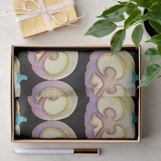  Herfst pompoenen herfstkleuren waterverf Tissuepapier (Geschenk)