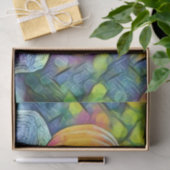 Herfst pompoenen herfstkleuren waterverf Tissuepapier (Geschenk)