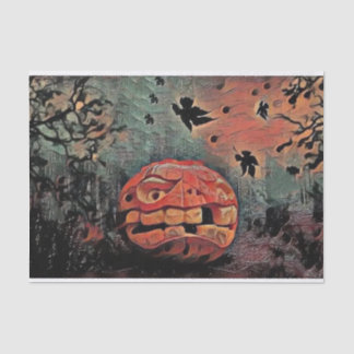  Herfst pompoenen herfstkleuren waterverf Tissuepapier