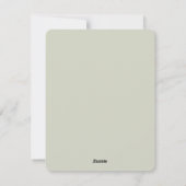 Herfst pompoenen in een rustieke tuin feestdagenkaart (Achterkant)