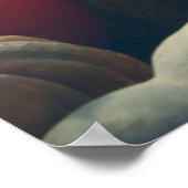 Herfst pompoenen in een rustieke tuin poster (Hoek)